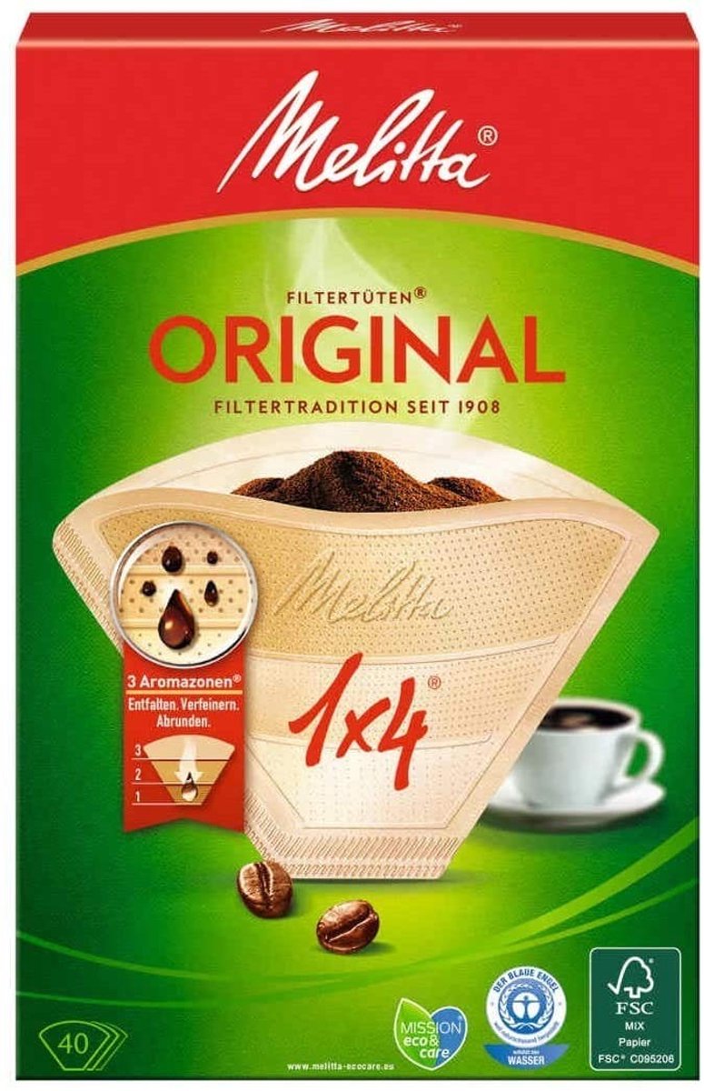 Elzusha - Set van 400 Koffiefilters met Aroma Zones