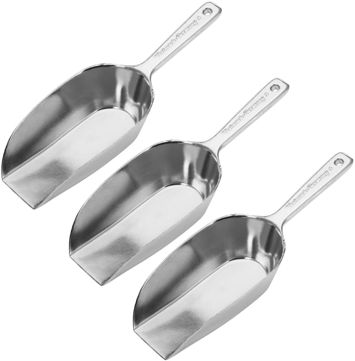 Elzusha - Set van 3 Huishoudscheppen voor Nauwkeurige Dosering van Droge Ingrediënten