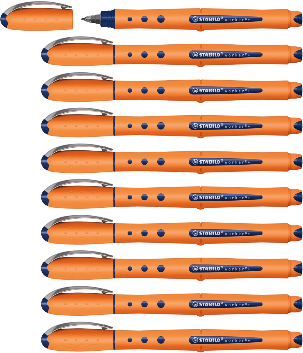 Elzusha - Rollerball Pennen Set van 10 Stuks Blauw