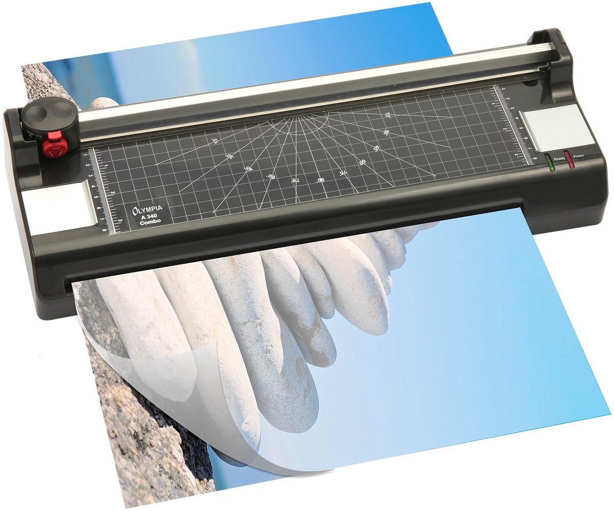Elzusha - Laminator met Paper Cutter en Folieset, A3