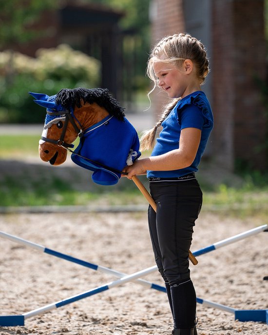 QHP Oornetje Hobby Horse Kobaltblauw - ONE van Merkloos — afbeelding 4