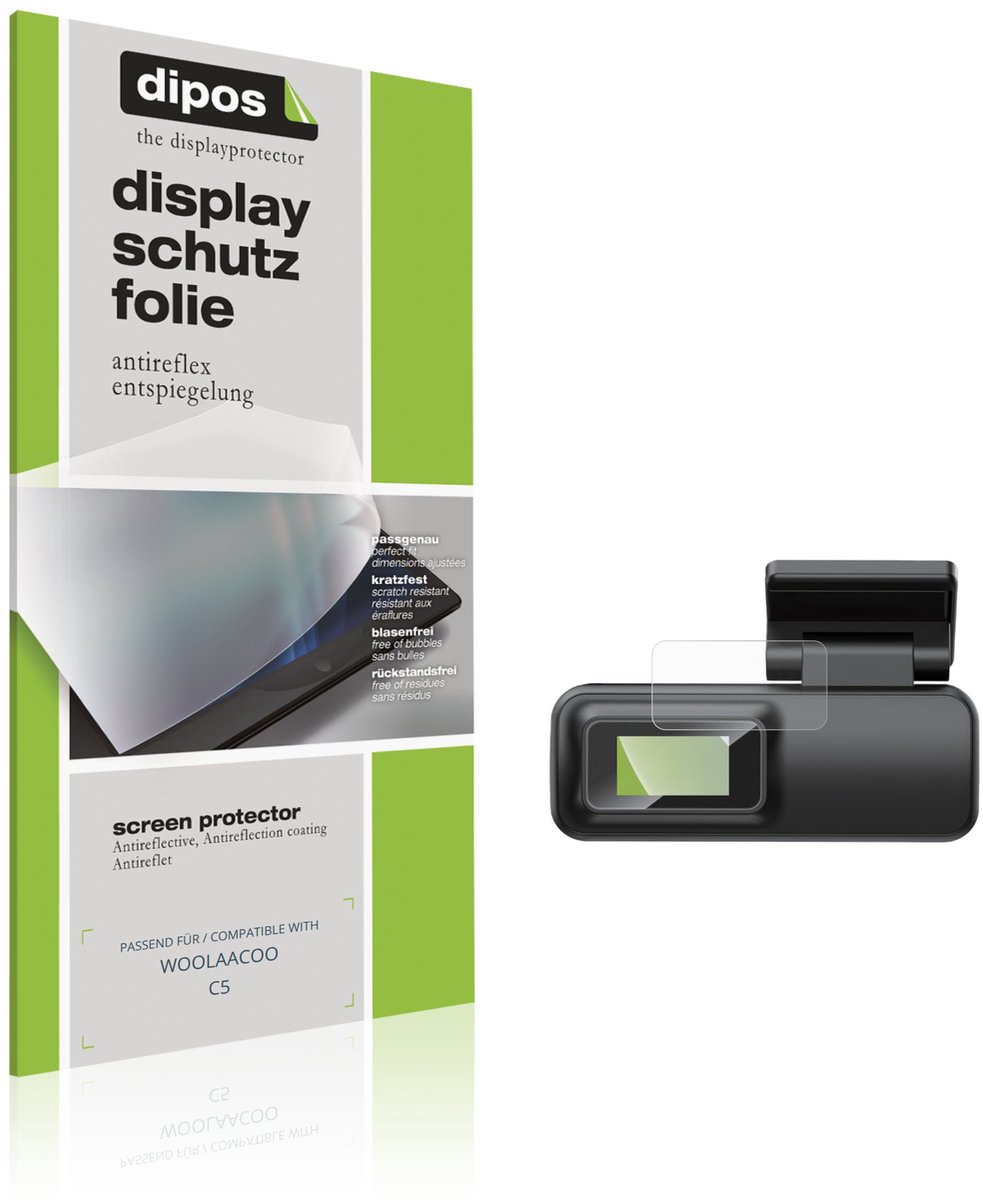 dipos – 4x Matte Beschermfolie geschikt voor WOOLAACOO C5 | Krasbestendige & antireflecterende Screenprotector Ultra-Thin