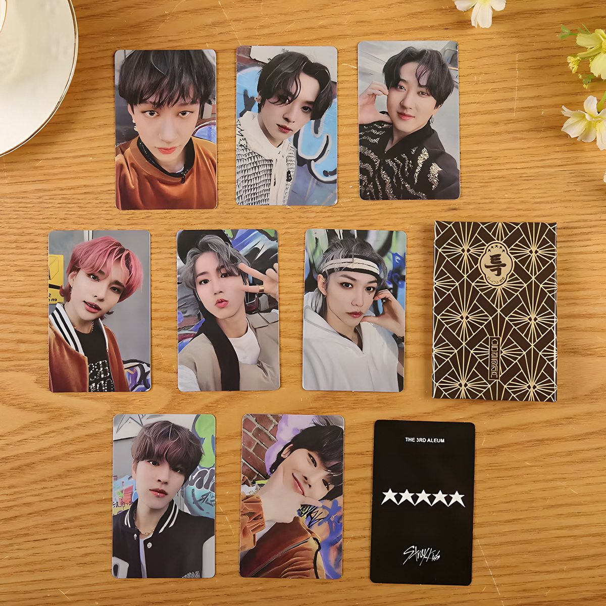 KPOP Stray Kids 5-STAR The 3rd Album Photocard variant N Graffiti [Fotokaarten]