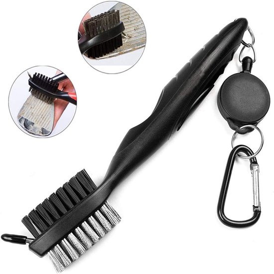 Golf Club Brush And Towel Set, Golf Club Cleaner With Ring Clip To Hang On Golf Bag C — afbeelding 5