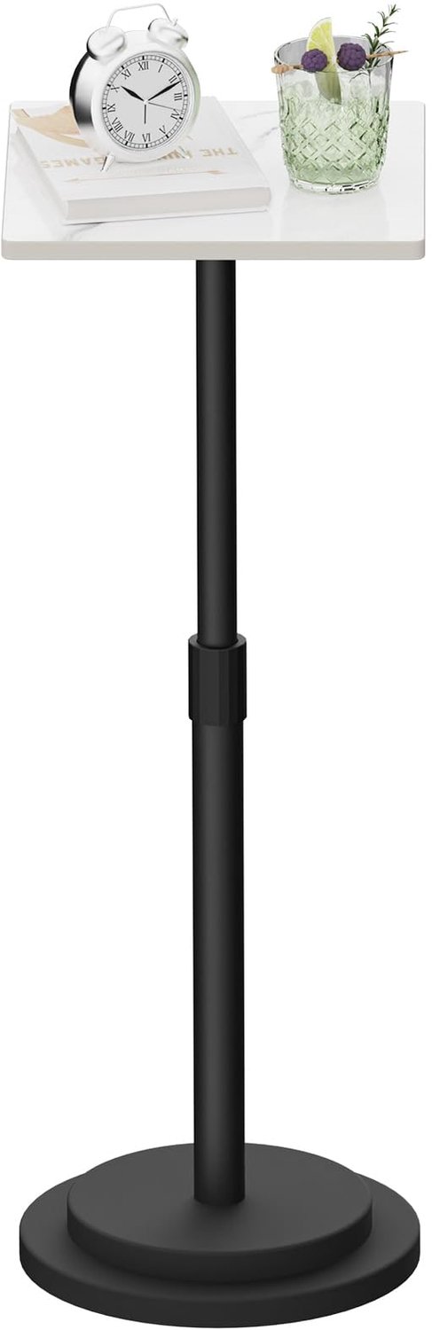 Duraxl Salontafel verstelbare hoogte - 45-78 cm - Wit
