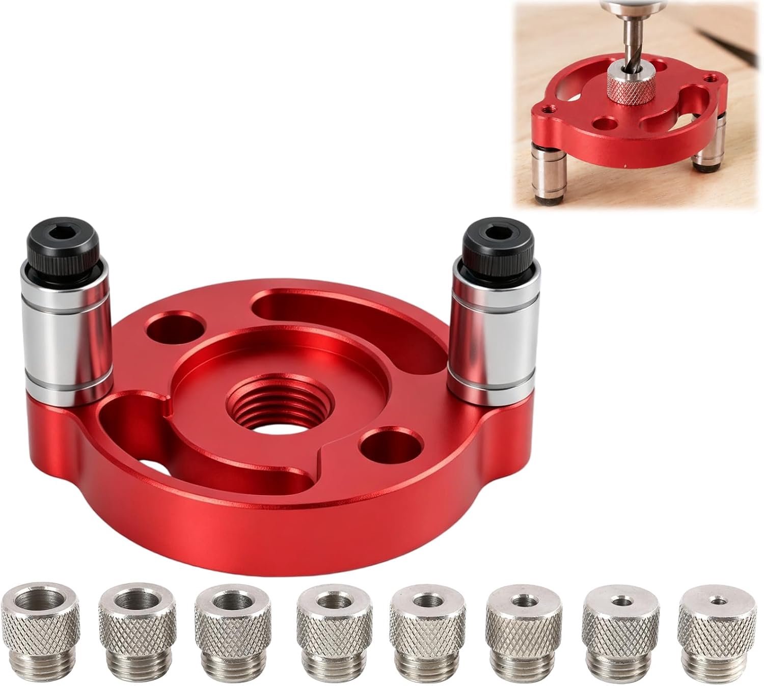 Verticale boorgeleiding 3-10 mm - aluminium - duurzame geleider - ideaal voor timmerwerk - Homevero