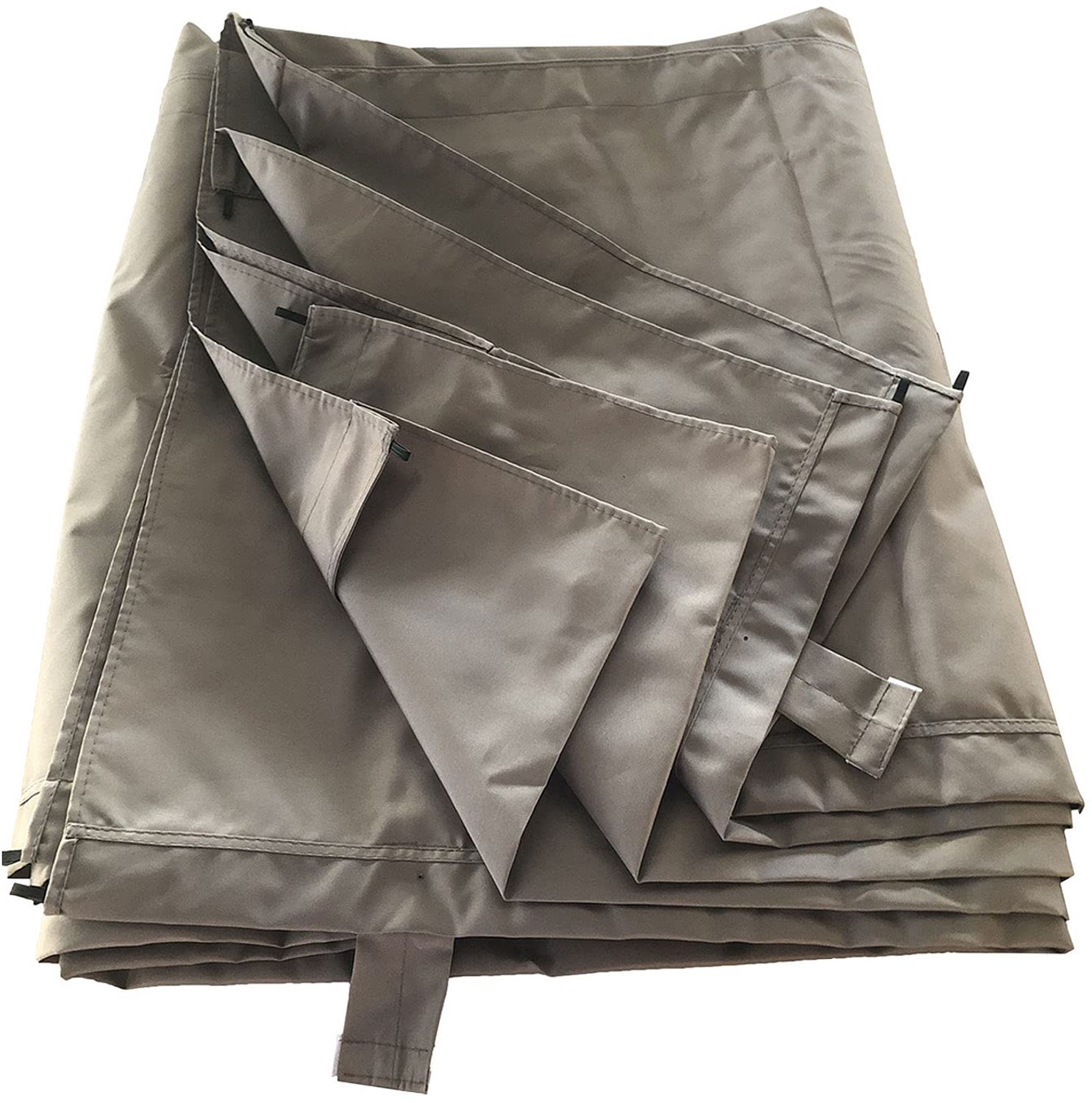 Doek pergola 3 × 4m - taupe - waterafstotend - ideaal voor schaduw - ShopVlot