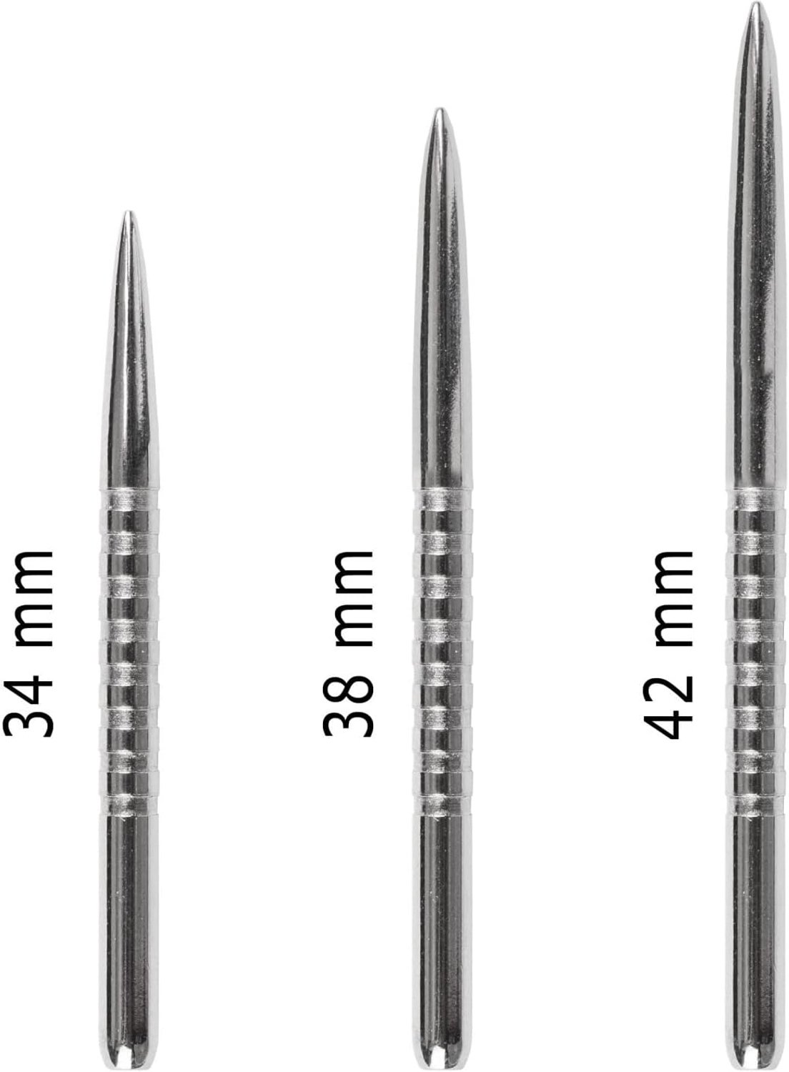 Bull's GP3 Dart Point Silver (38mm) - ShopVlot