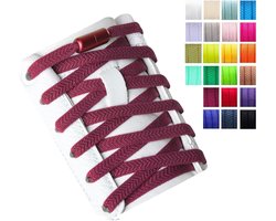 Olukssck 2 pairs of 5 mm wide elastic laces without bows, universal shoelaces with metal closure, no laces for - ShopVlot