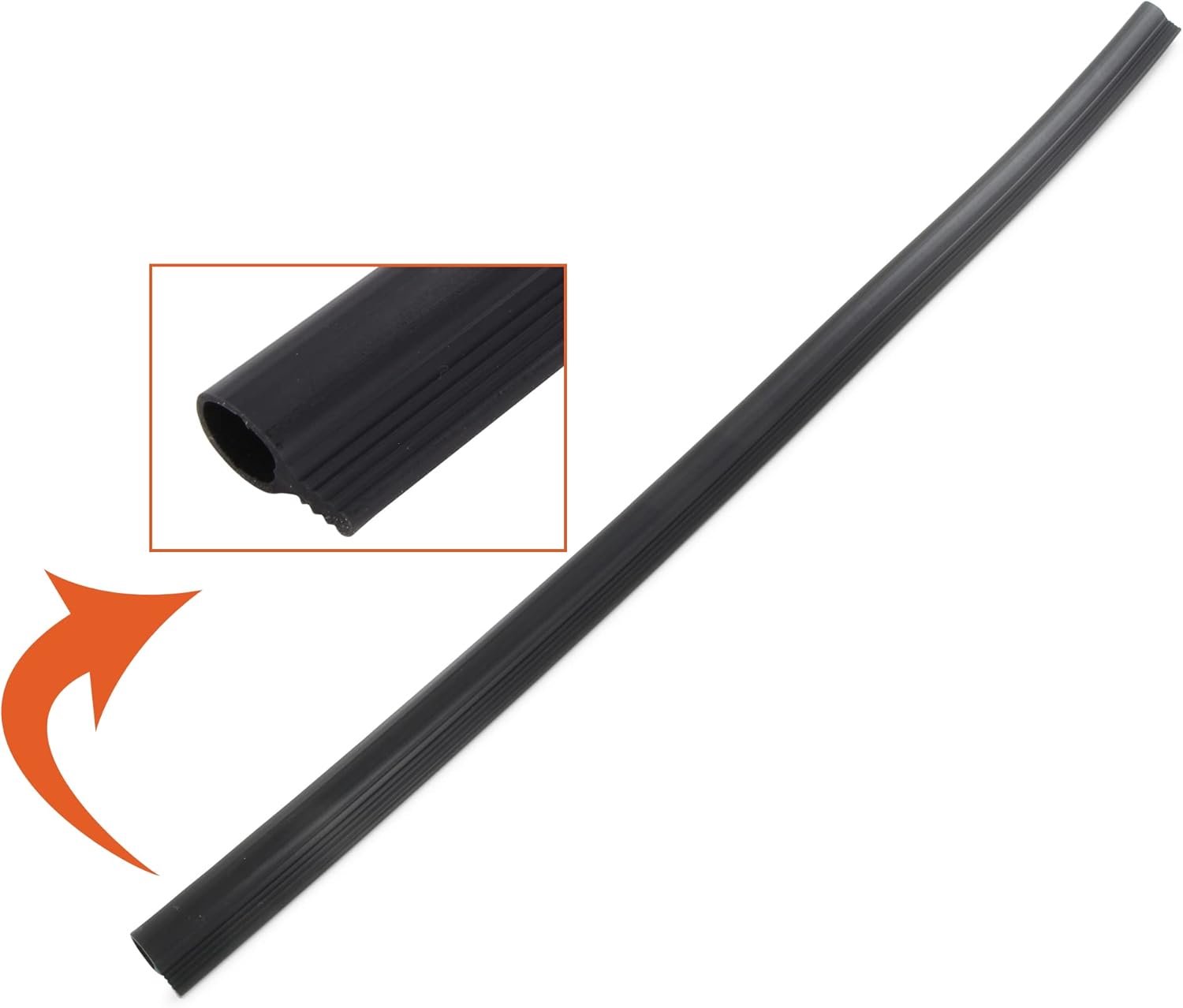 Deurrubber onder 550mm - rubber afdichtlip - geschikt voor vaatwassers - voorkomt lekkage - ShopVlot