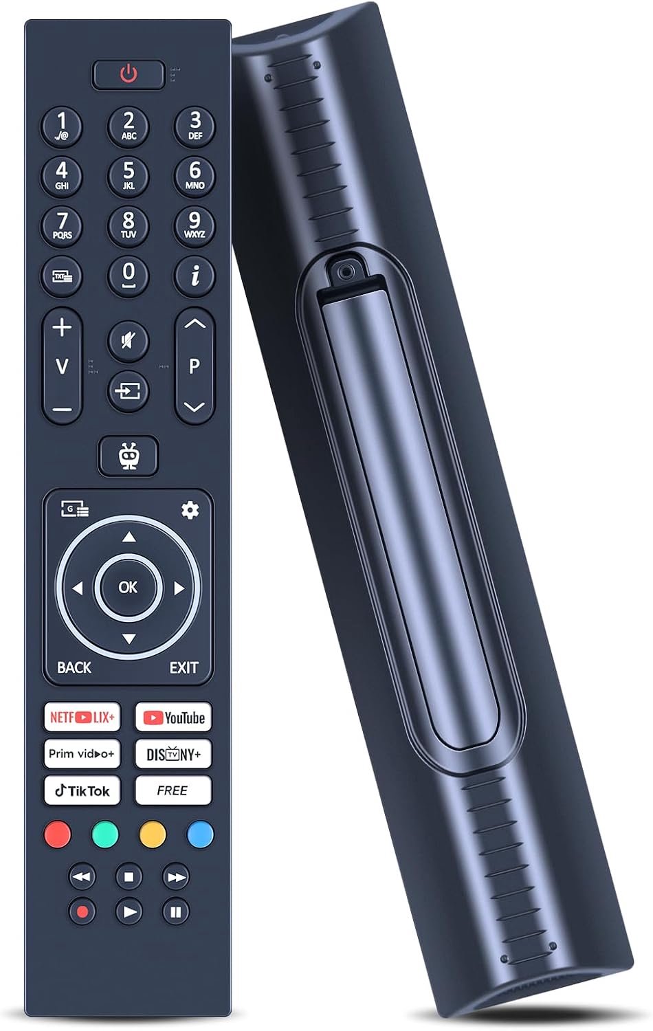 Afstandsbediening voor Panasonic HD-LED Smart TVs - Vervangend type - Geen programmering nodig - Direct gebruiksklaar - ShopVlot