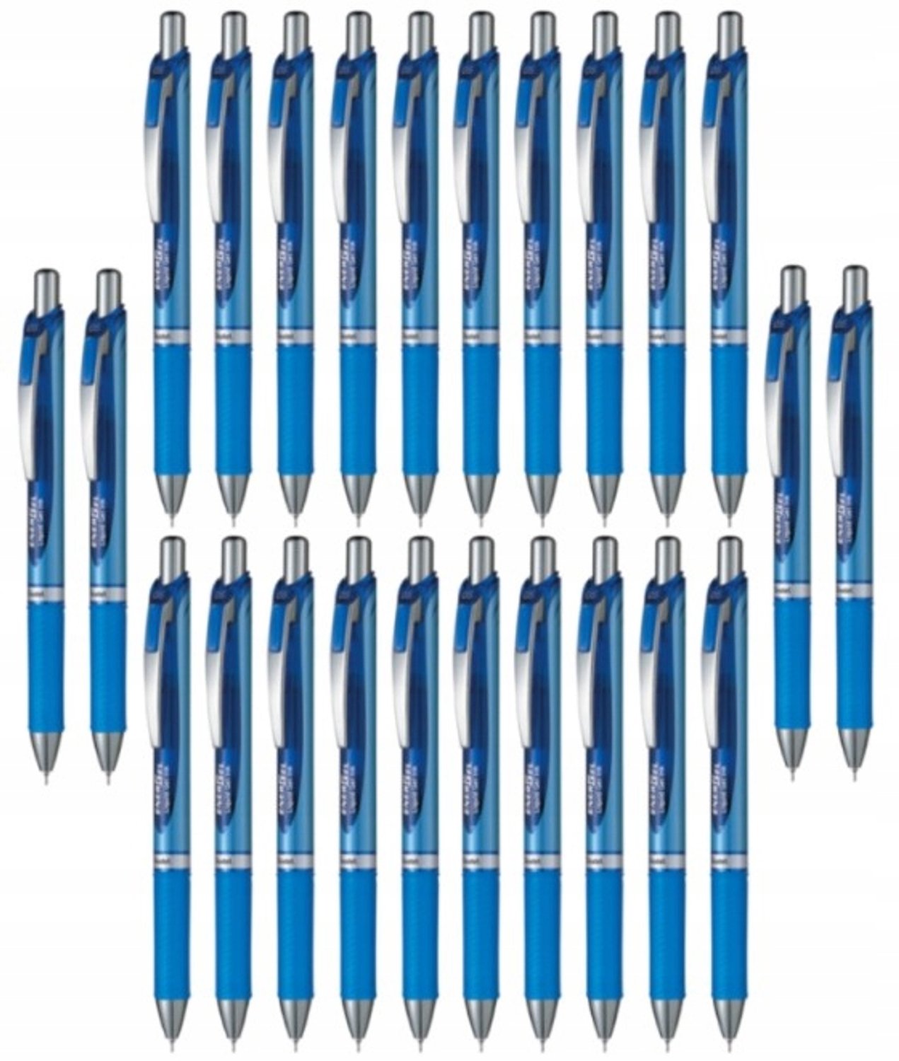 Pentel EnerGel BLN75 Gel Pen Blauw 0.5mm - Set van 24