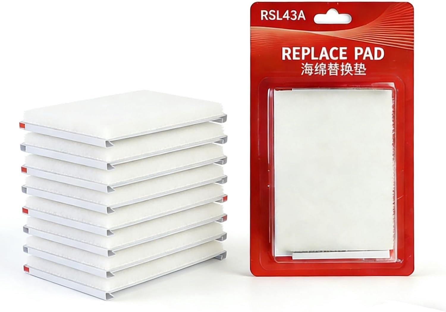6 stuks gekleurde randpads voor muren, schilderpad-navullingen, reservepads voor verfranden, schildersgereedschap - ShopVlot