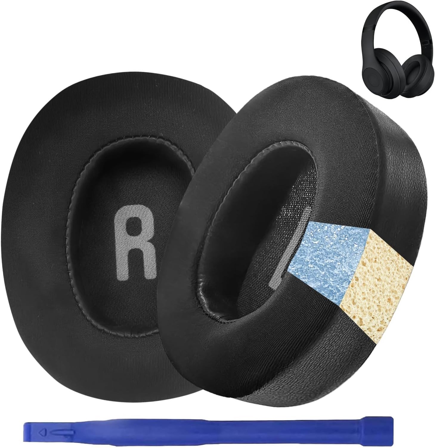 Comfortabele oorkussens voor draadloze hoofdtelefoons, zacht proteïneleer met koelgel, vervangingsset voor JBL Tune 700/710/720/750/760 modellen