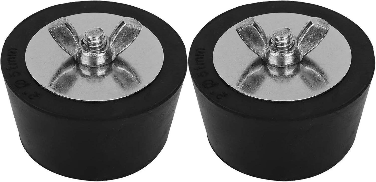Winter Plug voor Zwembad - 2 Stuks Rubber Winteruitbreidingspluggen voor Spa en Pijpen (51mm/2") - Ideaal voor Seizoensopslag en Bescherming