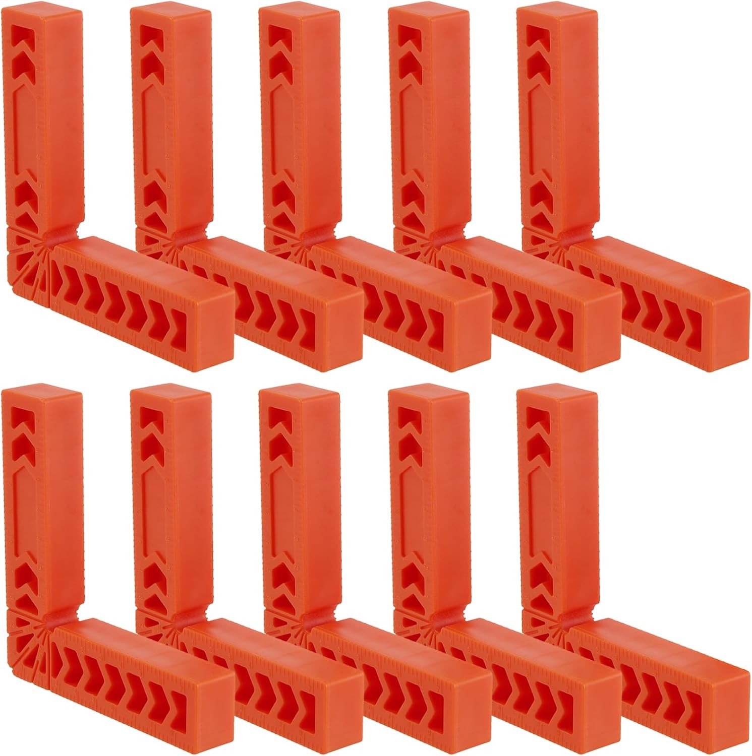 Set van 10 Positioneringsvierkanten van 4 Inch, Perfect voor 90 Graden Hoek Klemmen en Precisiewerk