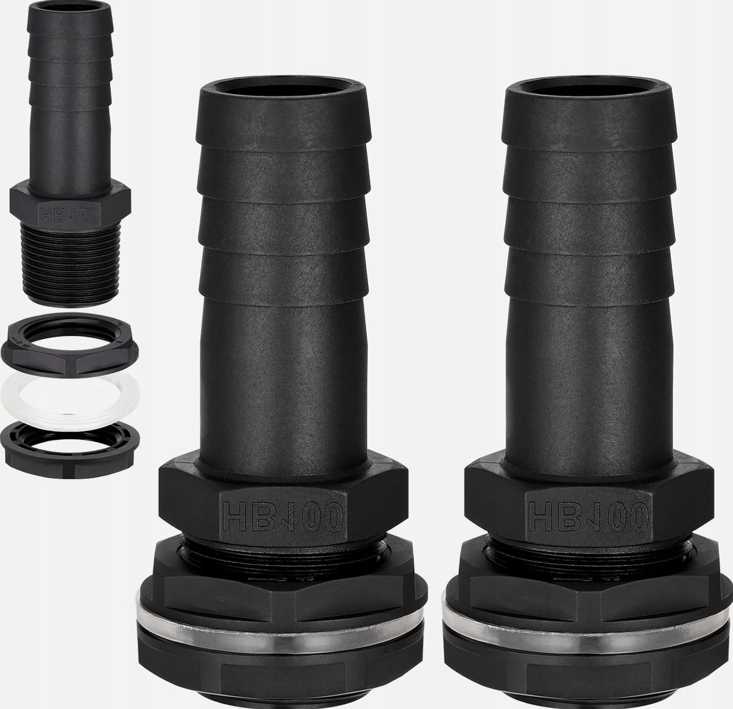 Tankdoorvoer 1 Inch 25mm Vat Connector Set - 2 Stuks