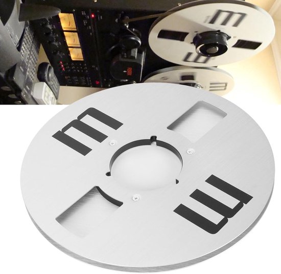 Lege 10.5 Inch Tape Reel met 4 Gaten voor Universele Geluidsopnames, Verbeterde Geluidskwaliteit en Open Spoel Machine — afbeelding 4