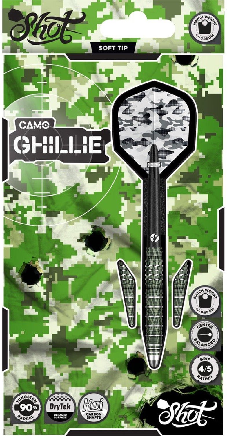 Shot Camo Ghillie Turbo Point 90% - Dartpijlen van Shot! — afbeelding 3