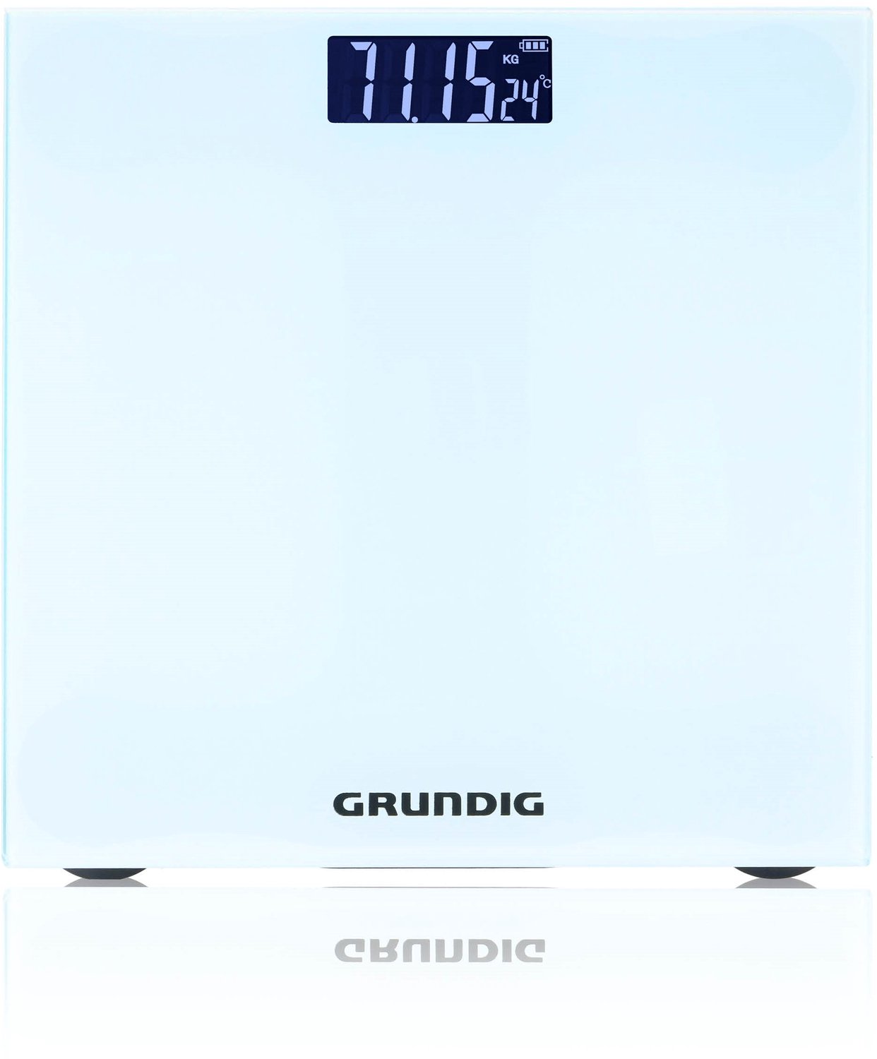 Bol.com Grundig Personenweegschaal – Digitale Weegschaal – Weegschaal Personenweegschaal met LCD Display – Capaciteit tot 180kg ... aanbieding