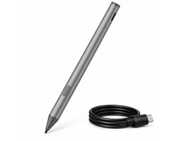 SwayTosh Nova Stylus Pen voor E-Reader - Geschikt voor Kobo Libra Colour, Kobo Sage, Kobo Elipsa, Kobo Elipsa 2E en Nova Grande - USB-C Oplaadbaar - Mat Grijs