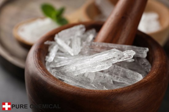 Pure Chemical menthol 0,5 kg - Kristalmenthol voor sauna en inhalatie — afbeelding 3