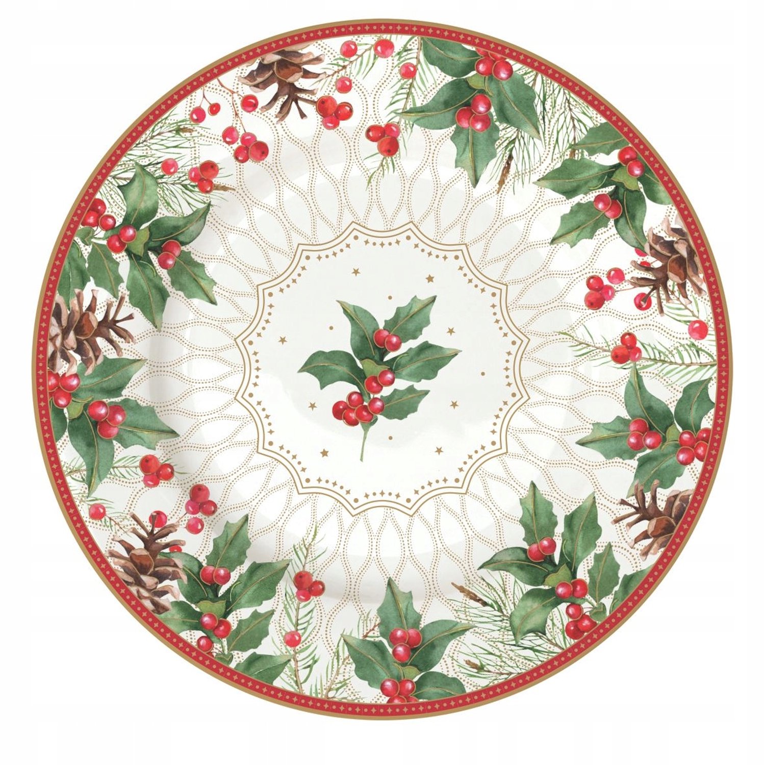 Easy Life Christmas Berries Dessertschaal 19cm Porselein