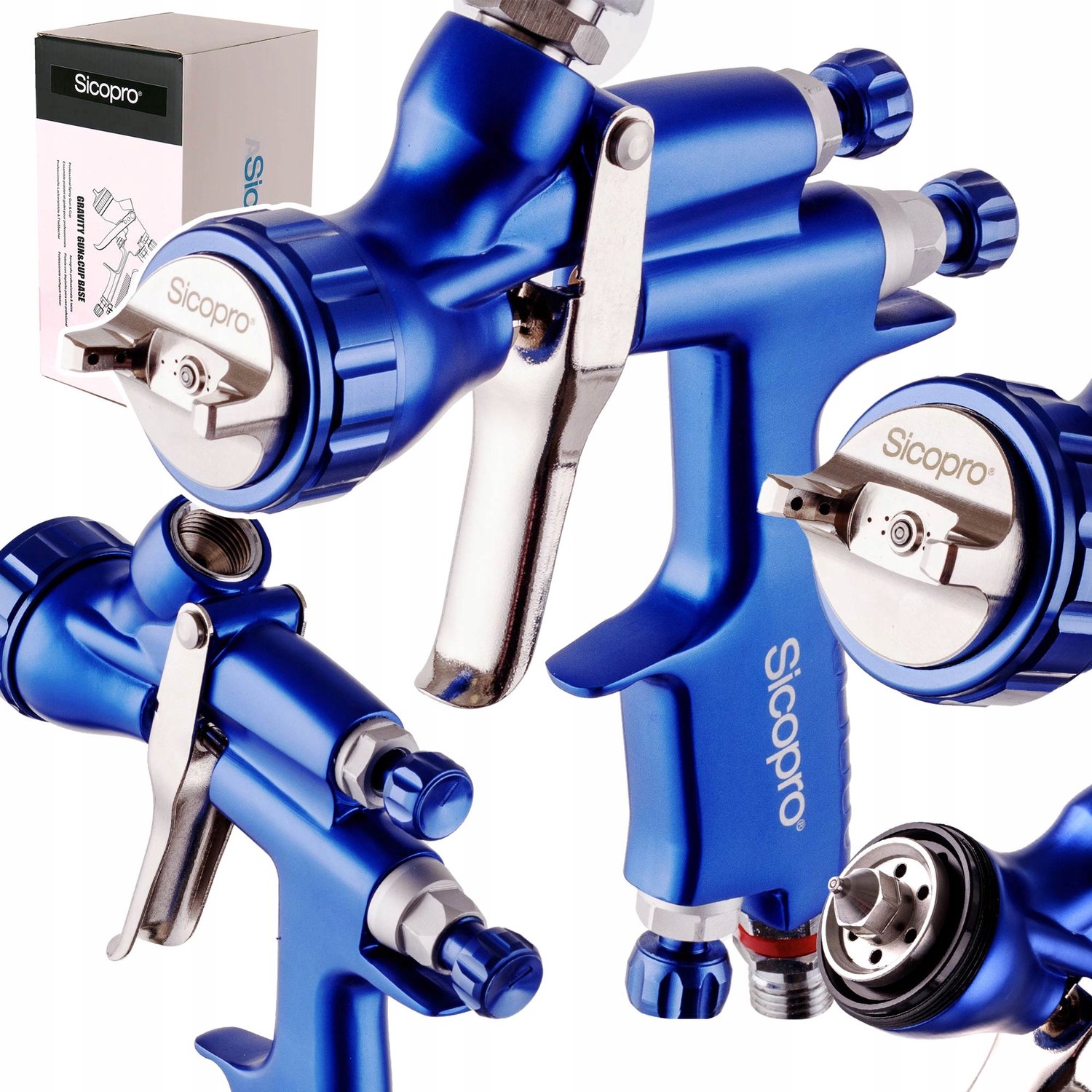 HVLP Spuitpistool 1.7mm voor Grondverf & Vulmiddelen