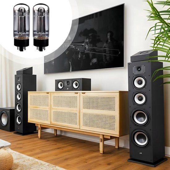Buizenversterker - Audiocomponenten - Muziek luisteren - Verbeterde geluidservaring - 2 stuks - Transparant — afbeelding 2