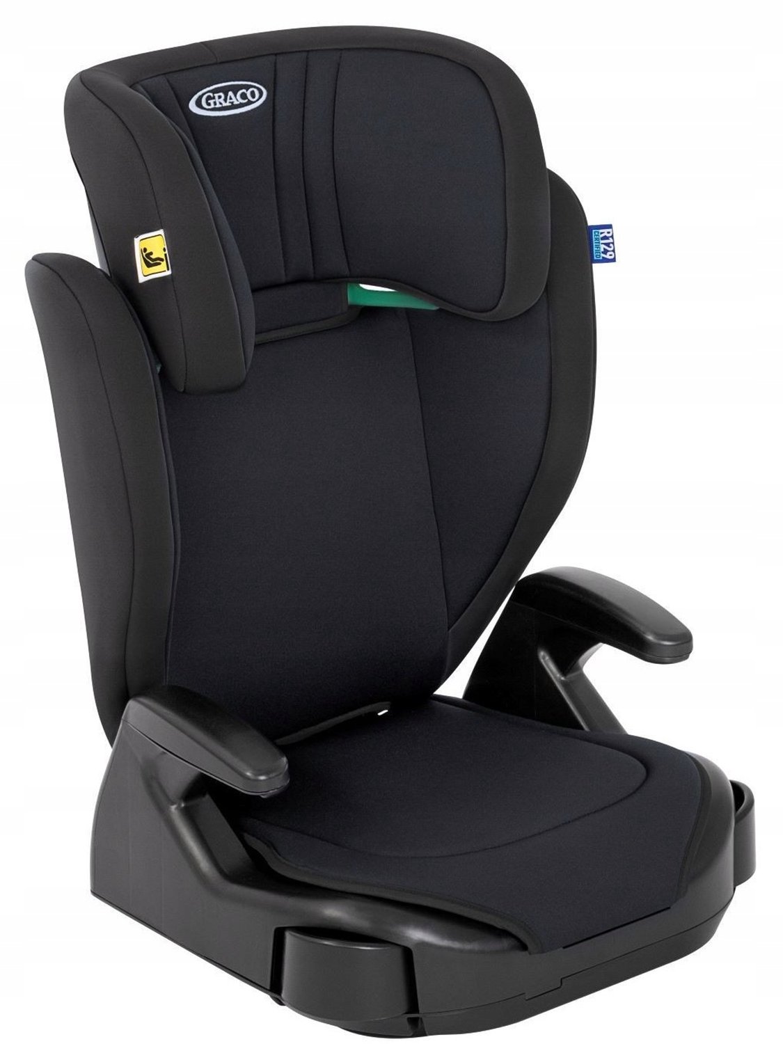 Merkloos Kinderzitje i-Size R129, 100-150 cm, Zwart
