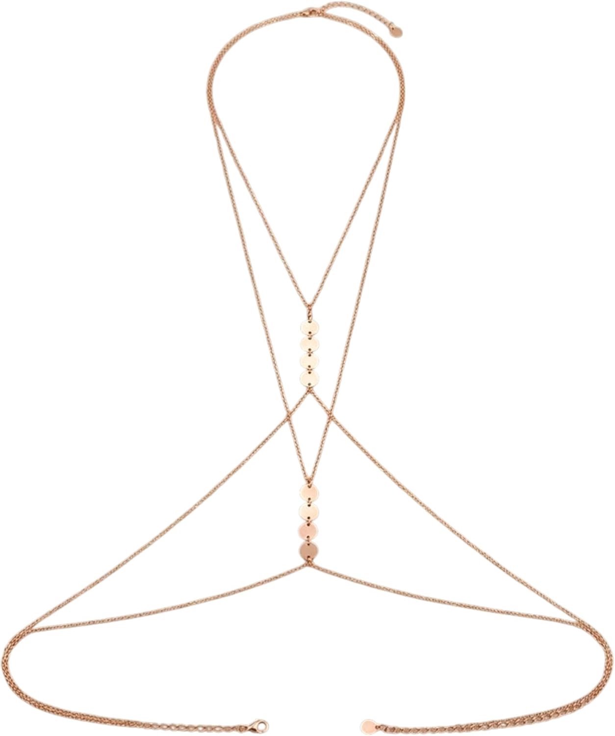 Sexy Gelaagde Lichaamsketting voor Dames, Verstelbare Buikketting in Goud voor Strand, Bikini en Feestjes, Funkelnde Body Chain voor Nachtclubs en Festivals