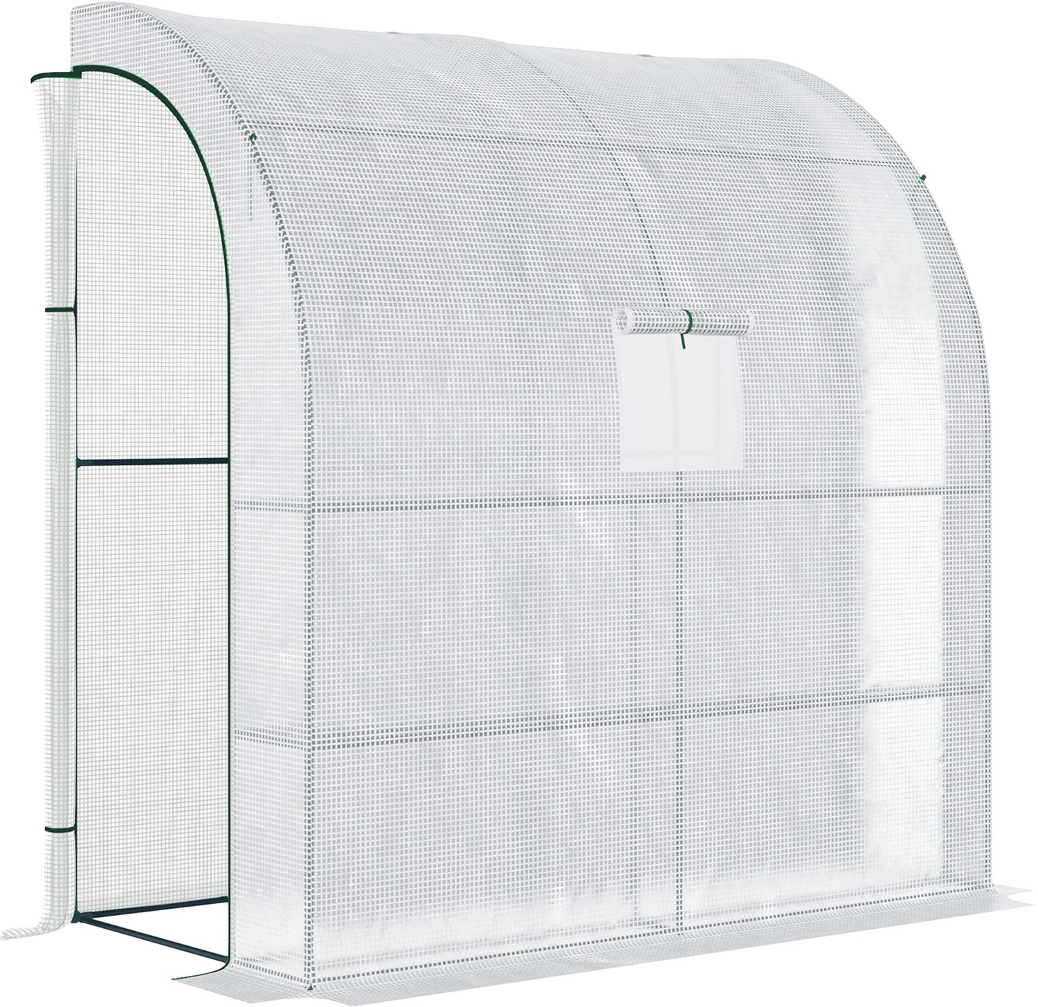 Sunona Muurkas - Met oprollbare deuren en mesh ramen - 200 x 100 x 215 cm - Wit