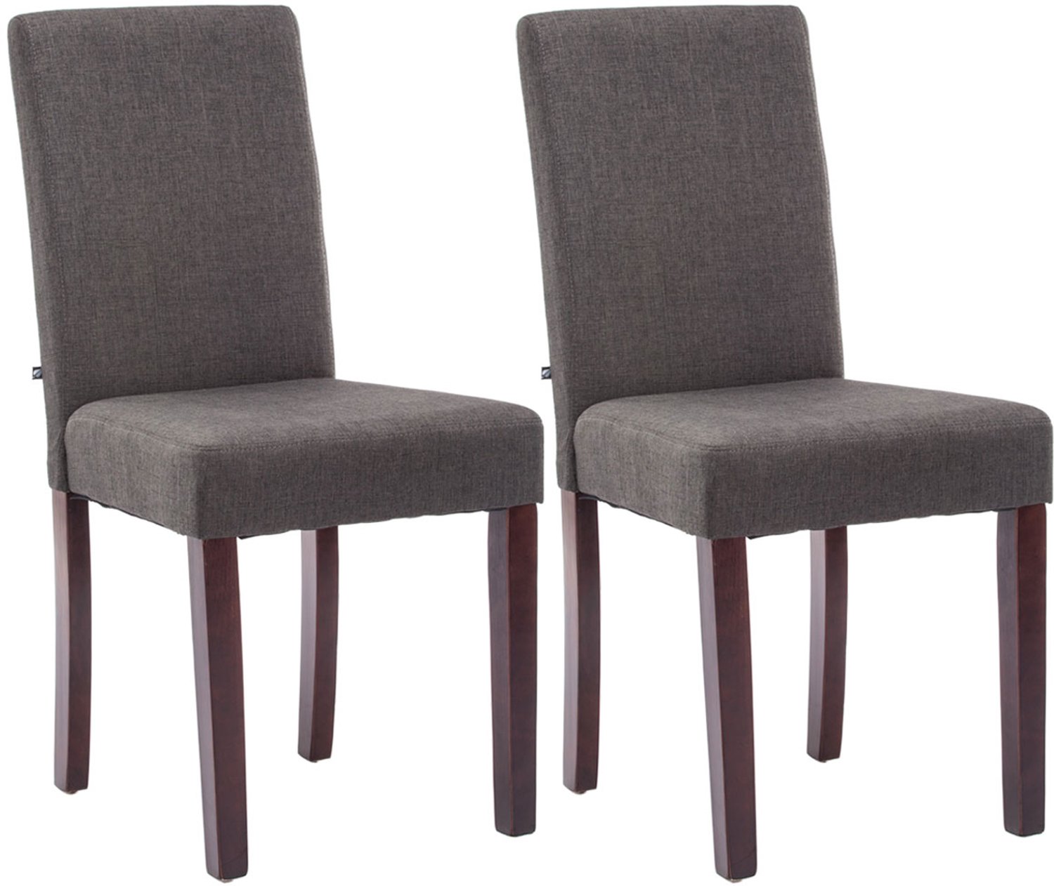 Luxe Comfort Verona 0034 eetkamerstoelen (set van 2) - stof - donkergrijs