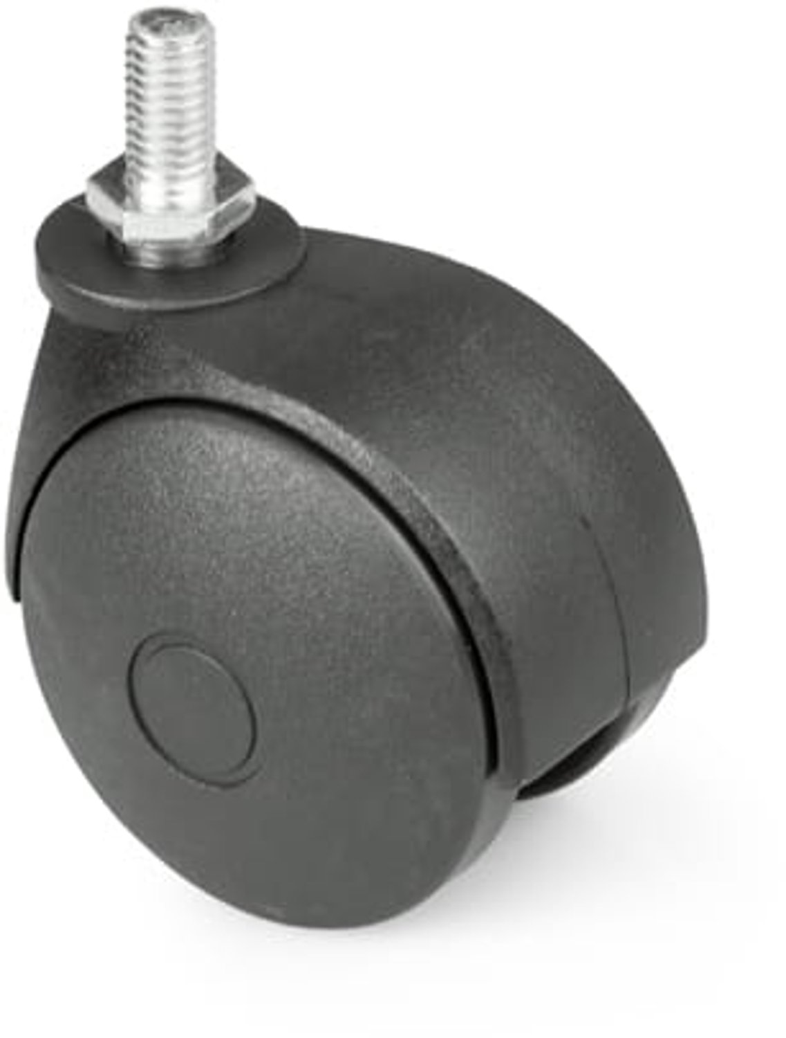 Zwenkbaar Meubelwiel met M8 Schroefdraad, 50mm Doorsnede