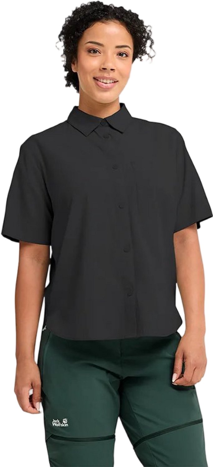 Jack Wolfskin Sierra Canyon Shirt W 2XL Zwart