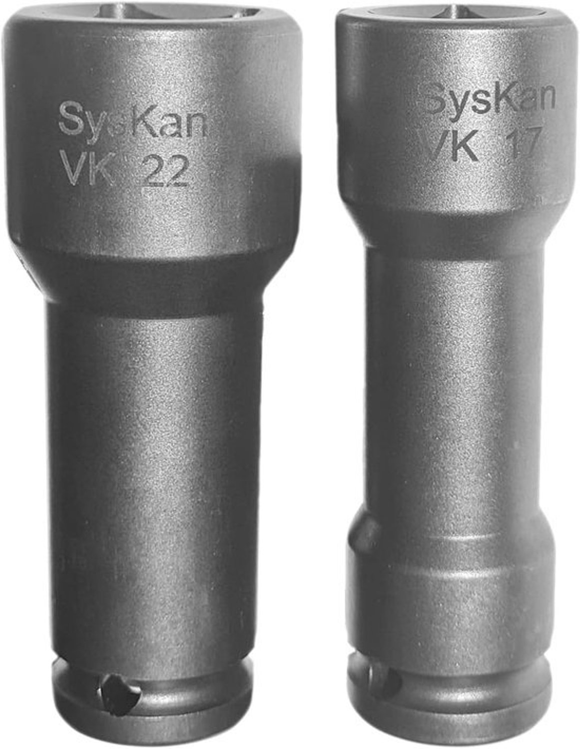 Krachtslagmoersleutel - Vierkante dopsleutel - Voor het openen van deksel - Inclusief 17 en 22 mm - Aandrijving van 1/2 inch - Geschilderd