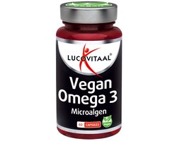 Lucovitaal Lucovitaal Vegan Omega 3 Microalgen 60 capsules - 60 stuks