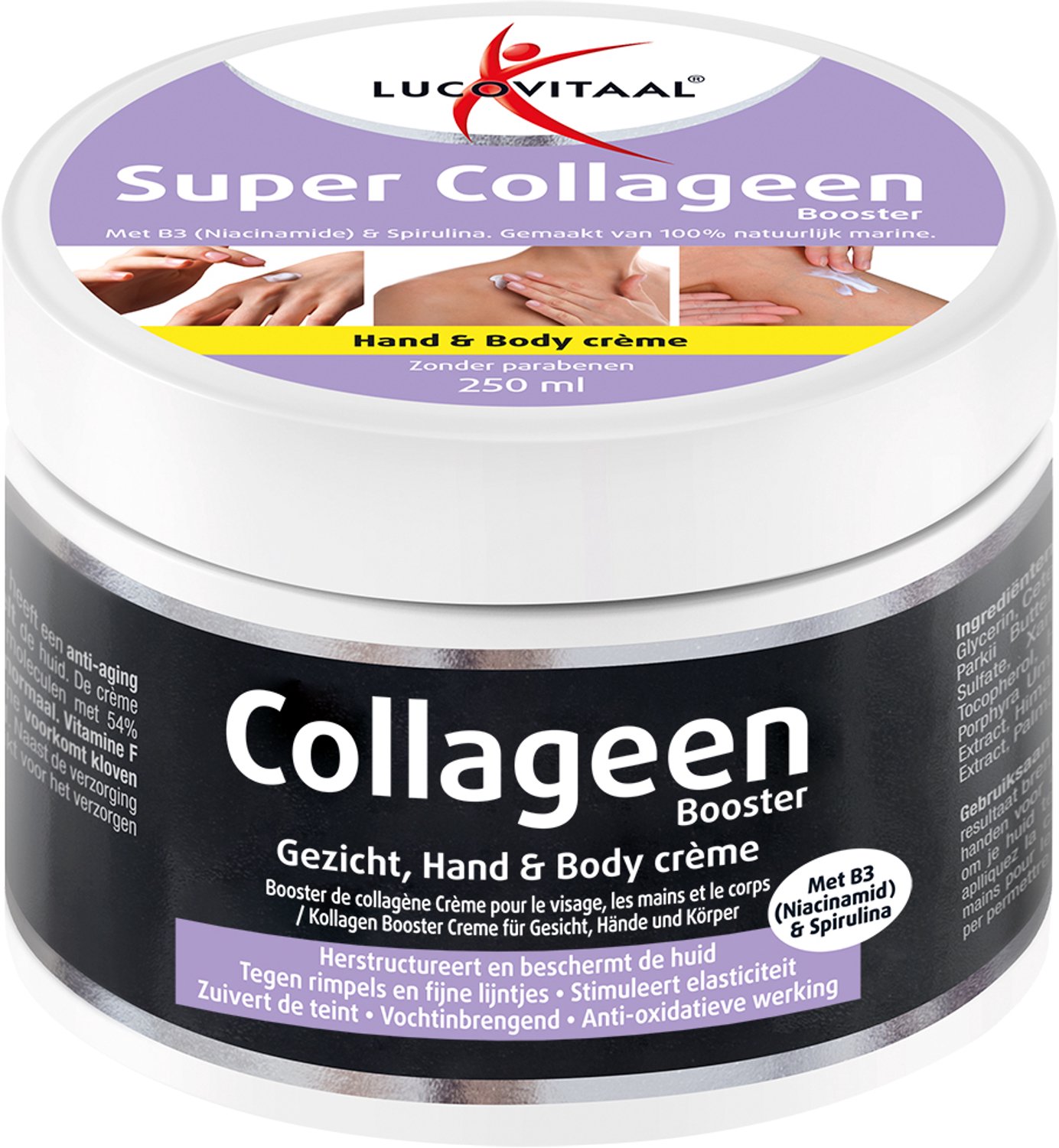 Bol.com Lucovitaal Collageen Hand & Body crème 250 ml aanbieding