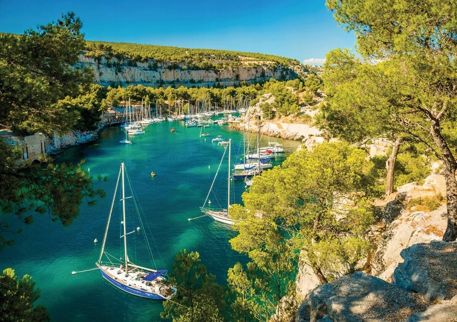 Calypto Puzzel 1000 Stukken: Calanques de Cassis, Frankrijk