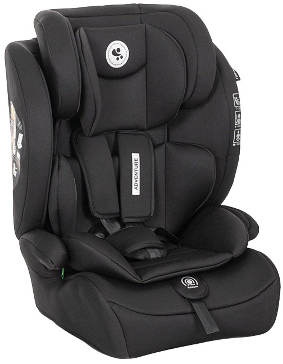 Lorelli Adventure Black 76-150 cm i-Size Autostoel