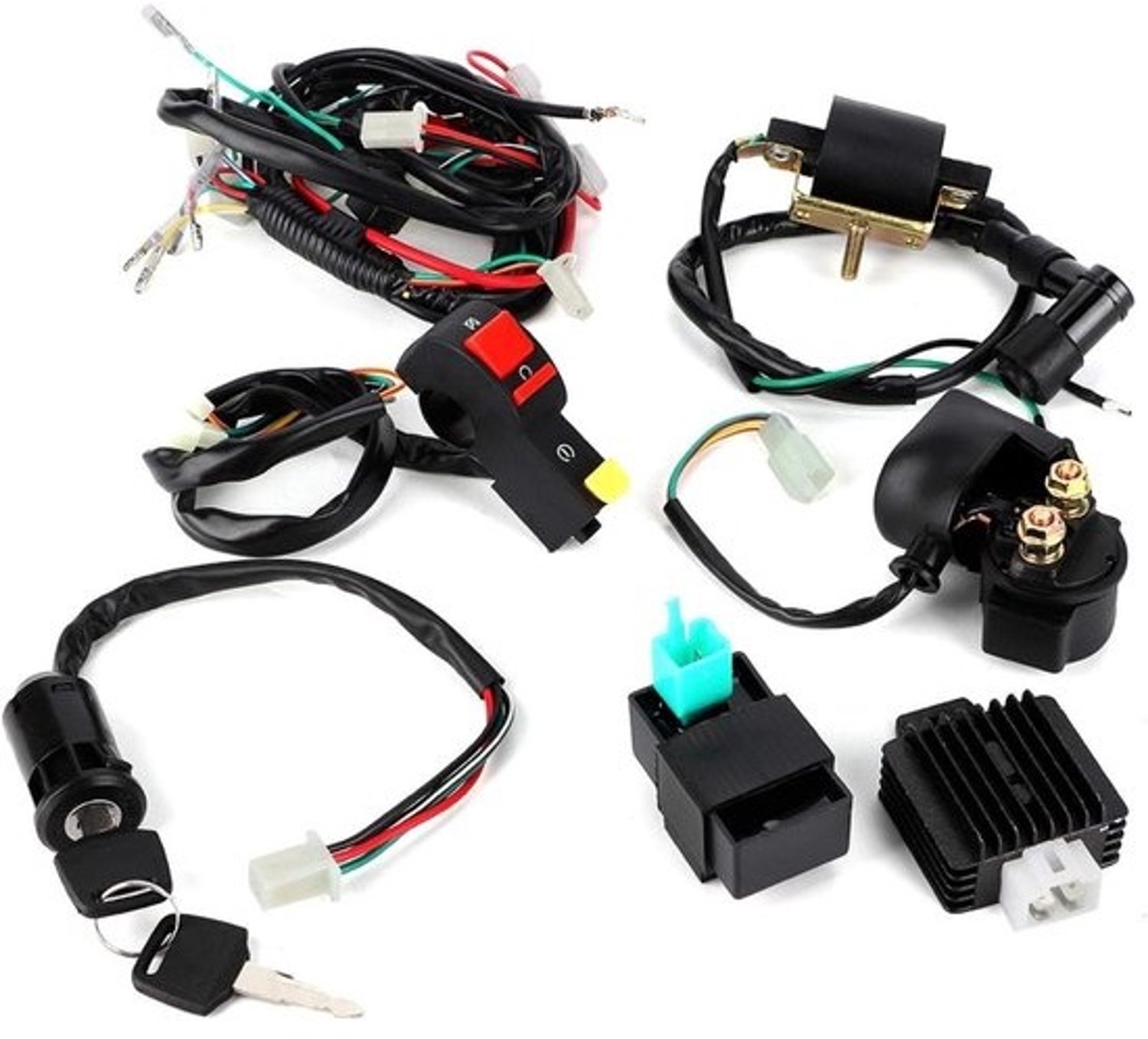 complete bedradingsset - PIT dirt bike startermotor