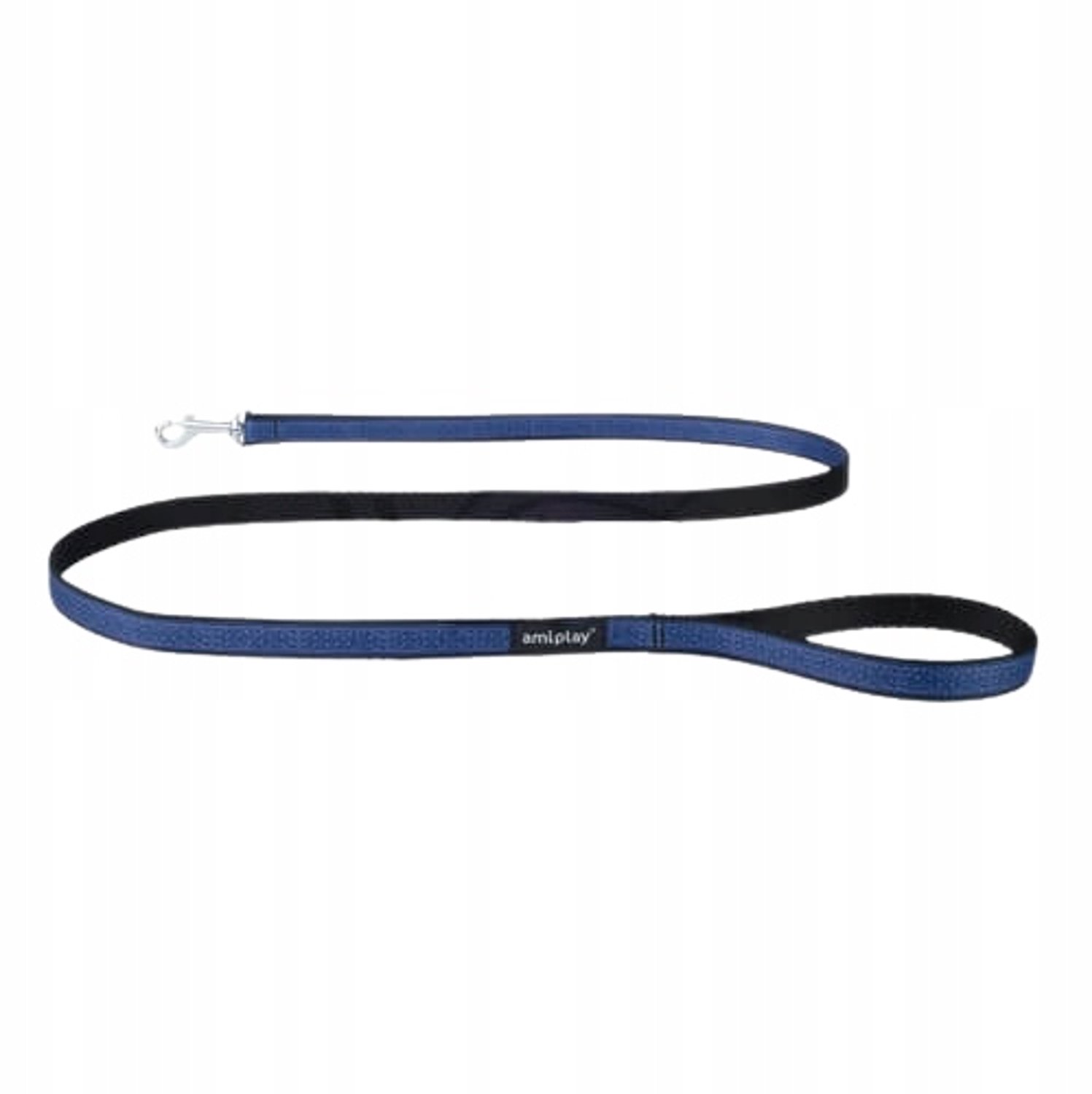 AmiPlay Hondenlijn Nylon Dubbele Band 150cm x 2cm - Paarse Patronen