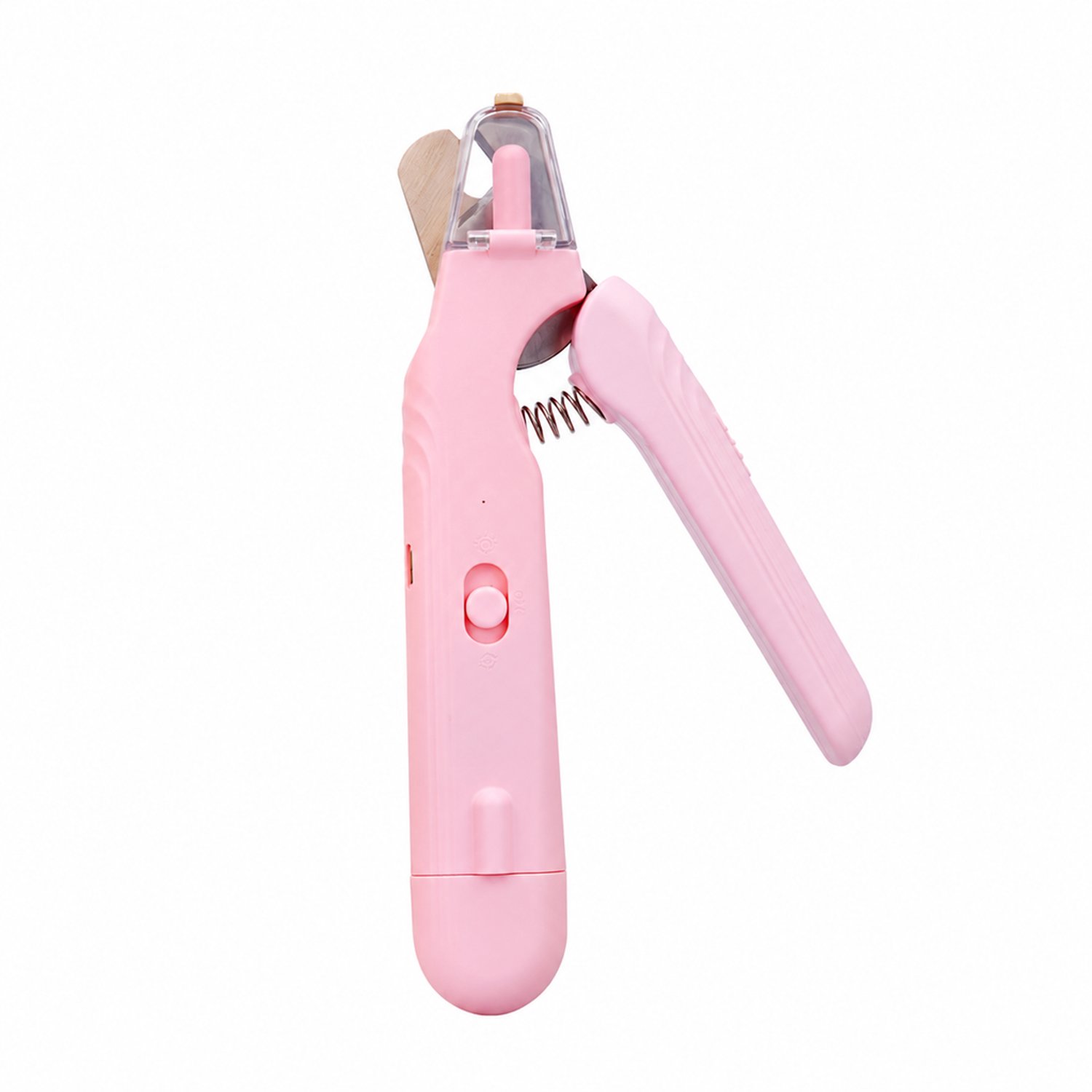 elektrische nagelknipper voor huisdieren - 2-in-1, roze - USB-oplaadbaar - Nagelverzorging voor katten en honden