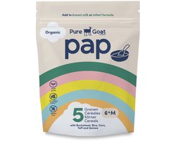Pure Goat Bio Pap 5 Granen 6+ mnd 200 gr