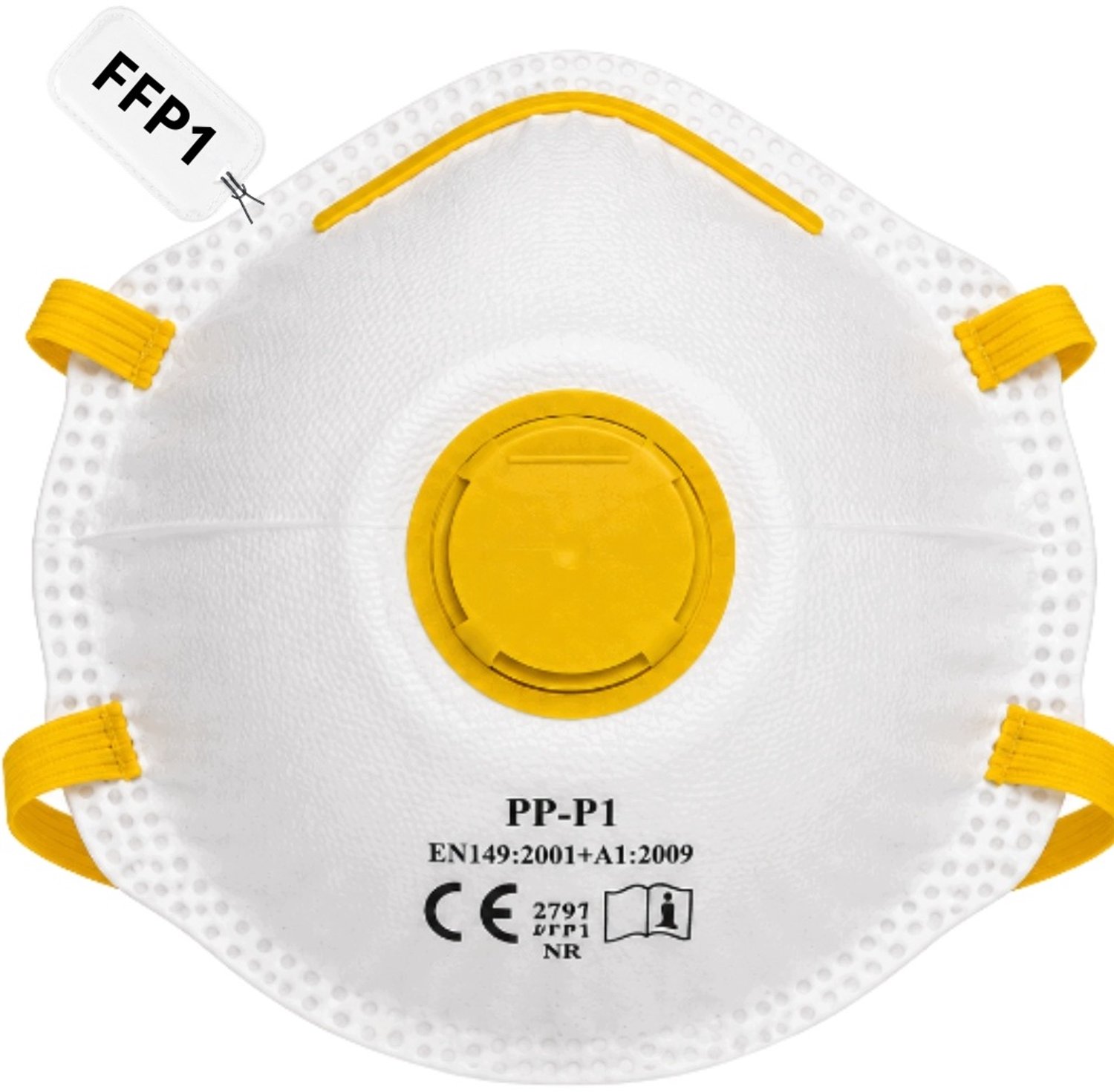 FFP1 Stofmasker met Ventiel - Gecertificeerde Ademhalingsbescherming