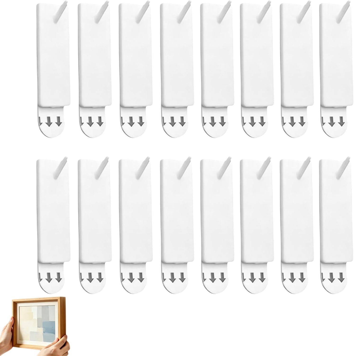 16 stuks ophanglussen zonder boren, wandbevestiging zonder boren