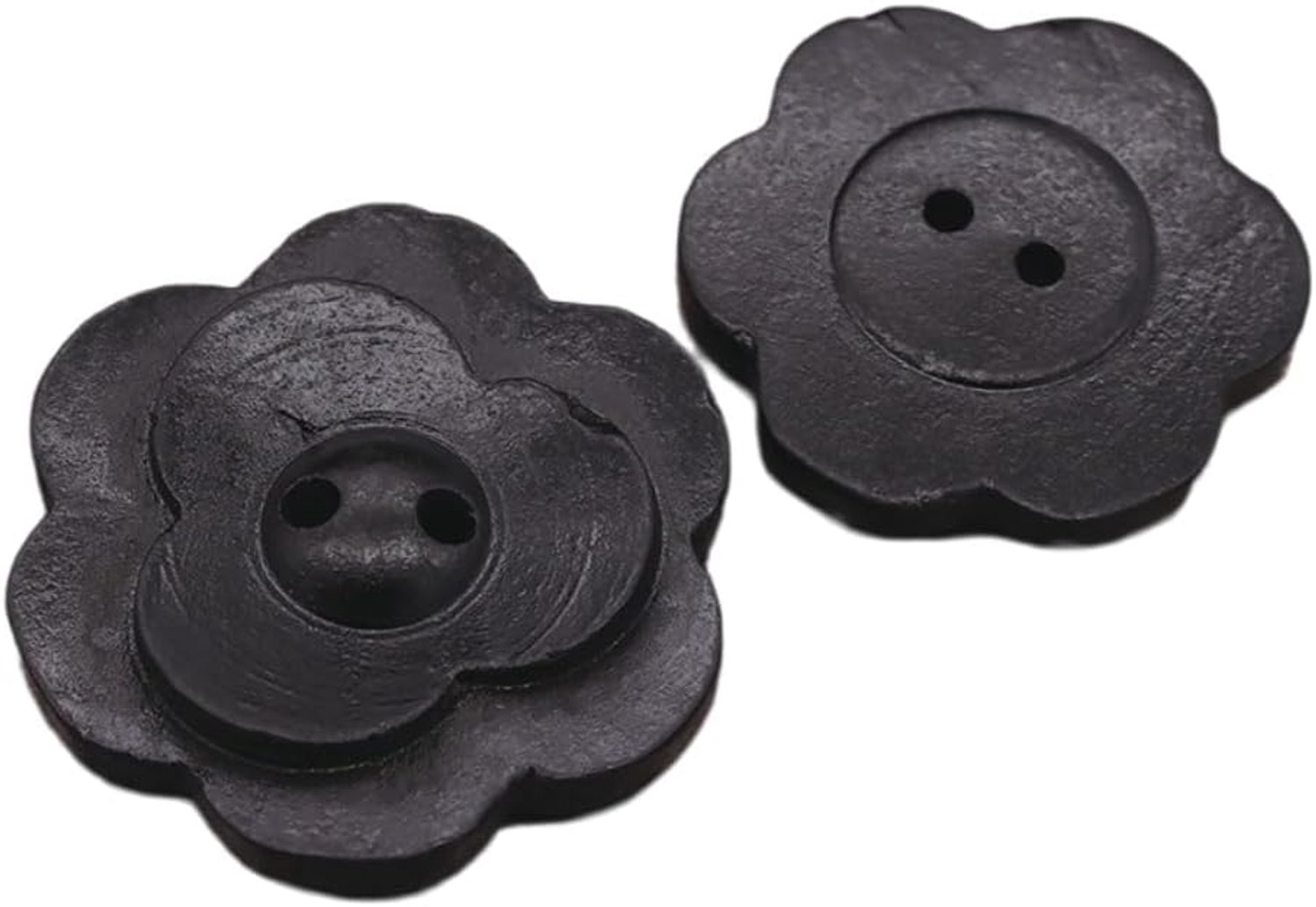 Knopen van hout, 2 gaten, decoratieve knopen voor het naaien van knutseldecoraties, voor doe-het-zelf breien, naaien, jassen, kleding, pakken, jas, schilderen, scrapbooking