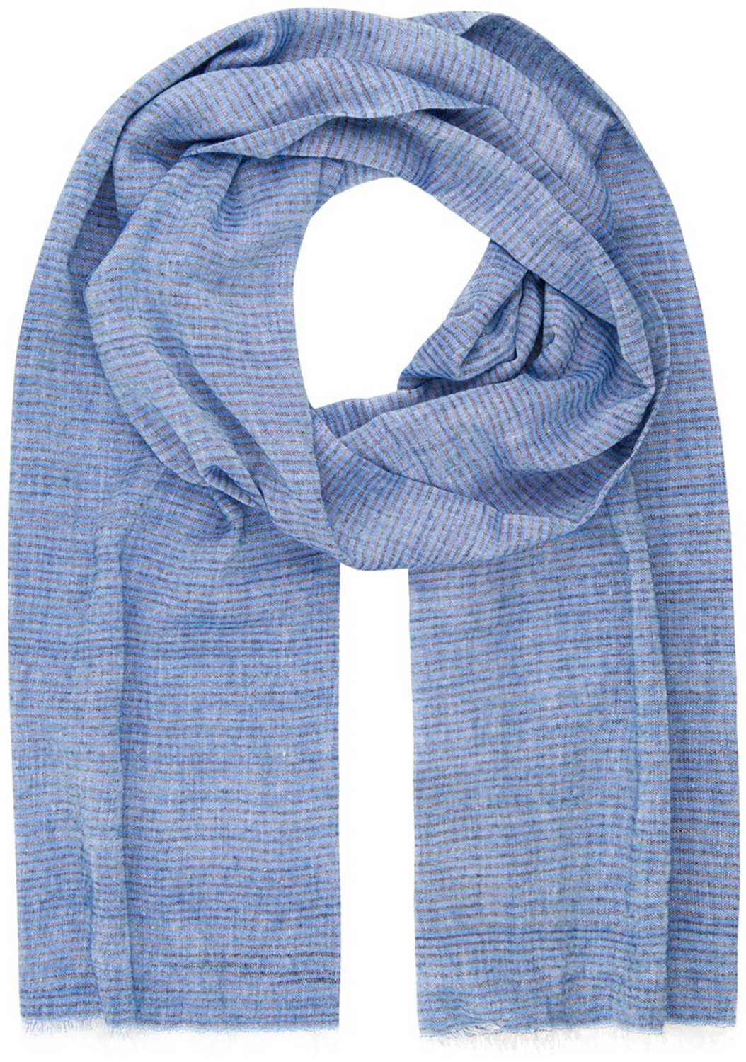 LINDENMANN heren sjaal - blauw