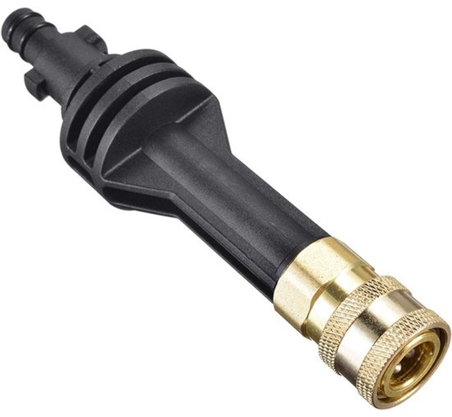 Verlengstang voor reinigingsgereedschap - Adapter - Hogedrukreinigen - Fijne afwerking - 150 mm lengte - Zwart en goud