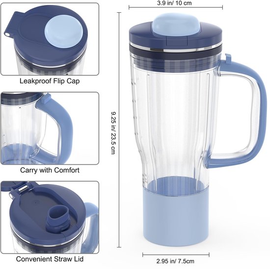 750ml Vervangende Reismok voor Blender — afbeelding 2